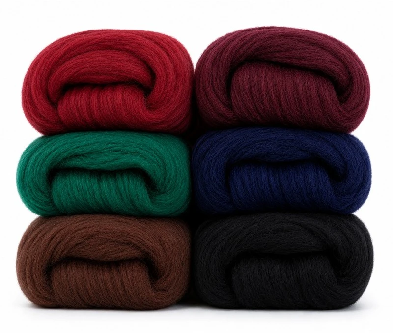 RAINBOW Vilnos vėlimui rinkinys, 200 g, 6 spalvos