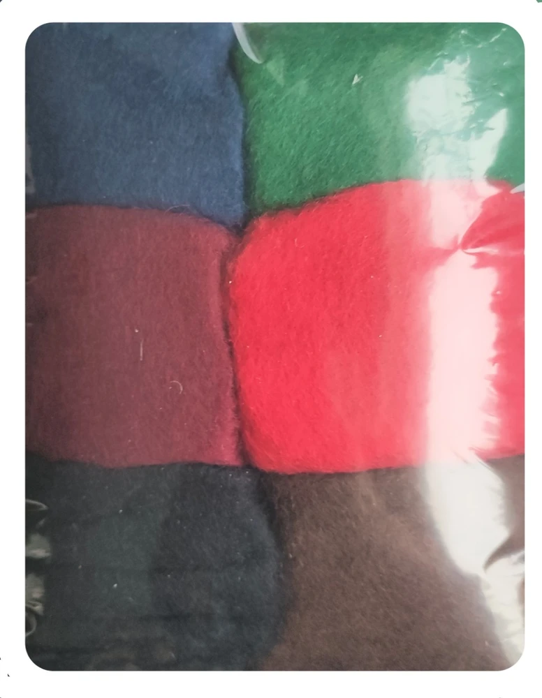 RAINBOW Vilnos vėlimui rinkinys, 200 g, 6 spalvos