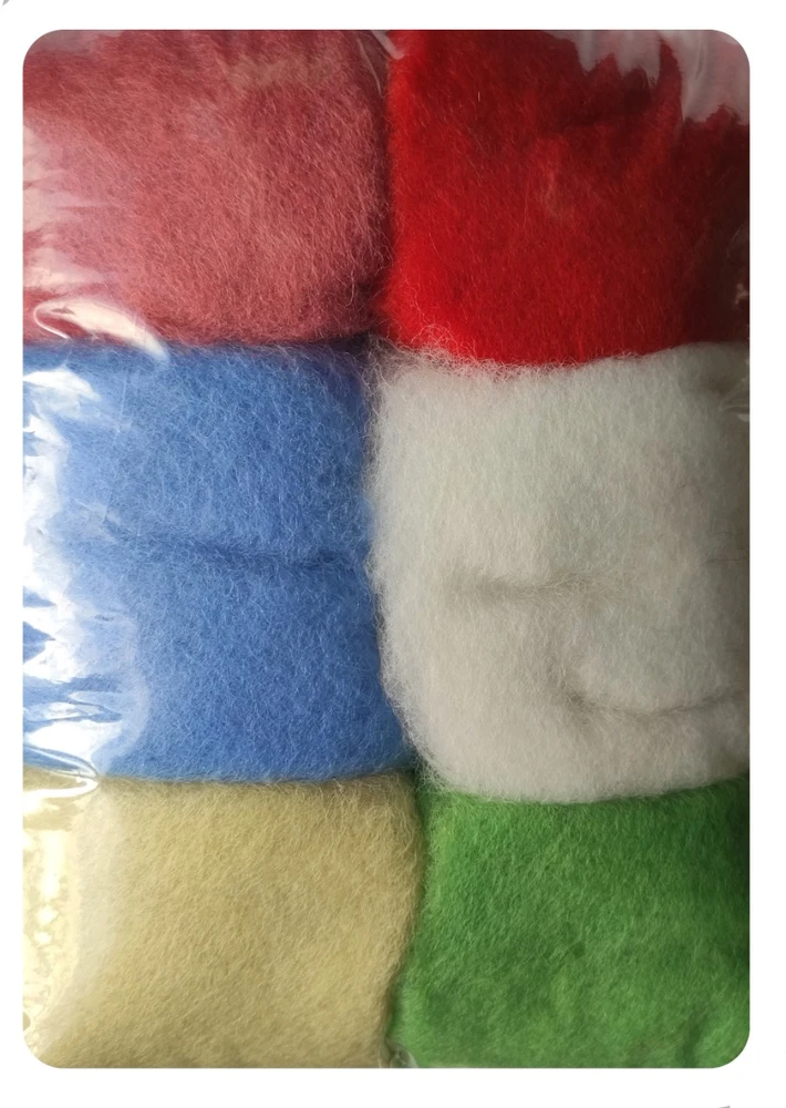 RAINBOW Vilnos vėlimui rinkinys, 200 g, 6 spalvos