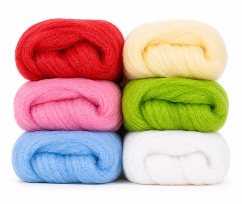 RAINBOW Vilnos vėlimui rinkinys, 200 g, 6 spalvos