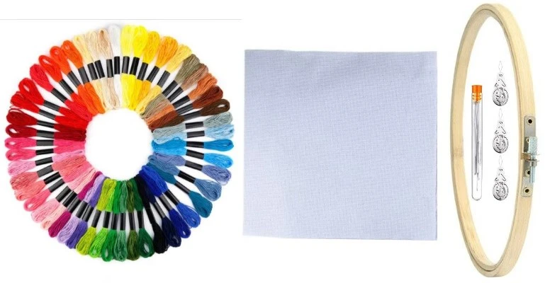 Rinkinys siuvinėjimui RainBow® RB-76