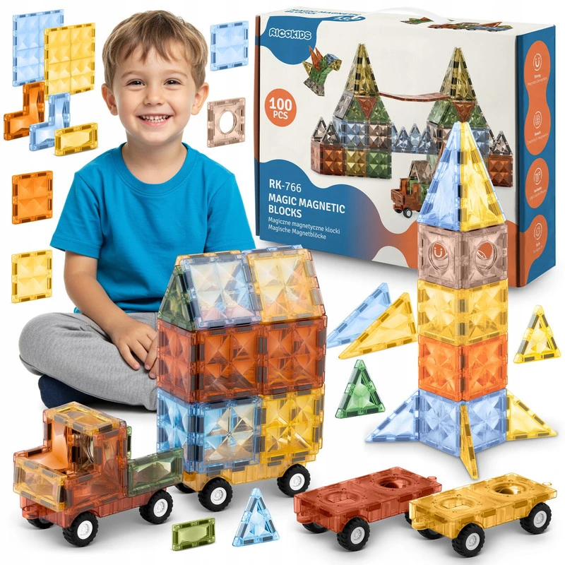 Ricokids RK-766 magnetiniai blokeliai