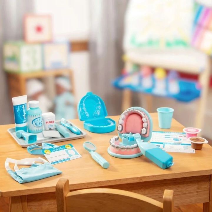 Melissa & Doug odontologo rinkinys vaikams, 25 elementai, nuo 3 metų