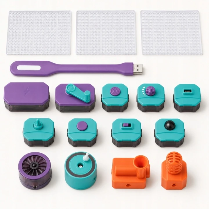 Peppyfun mažojo elektroniko edukacinis rinkinys, 101 eksperimentas, nuo 8 metų