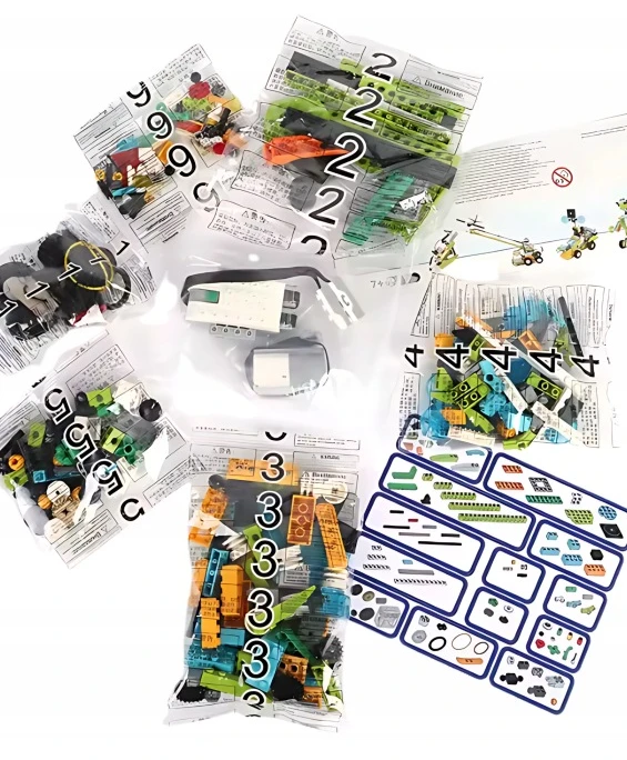 Programuojamas robotikos konstruktorius WeDo 2.0 su Smart Hub ir jutikliais, 200+ elementų