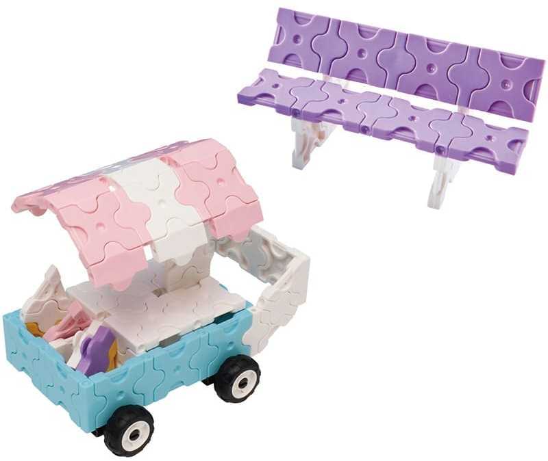 Konstruktorius LaQ „Sweet Collection Ice Kreminis Wagon”
