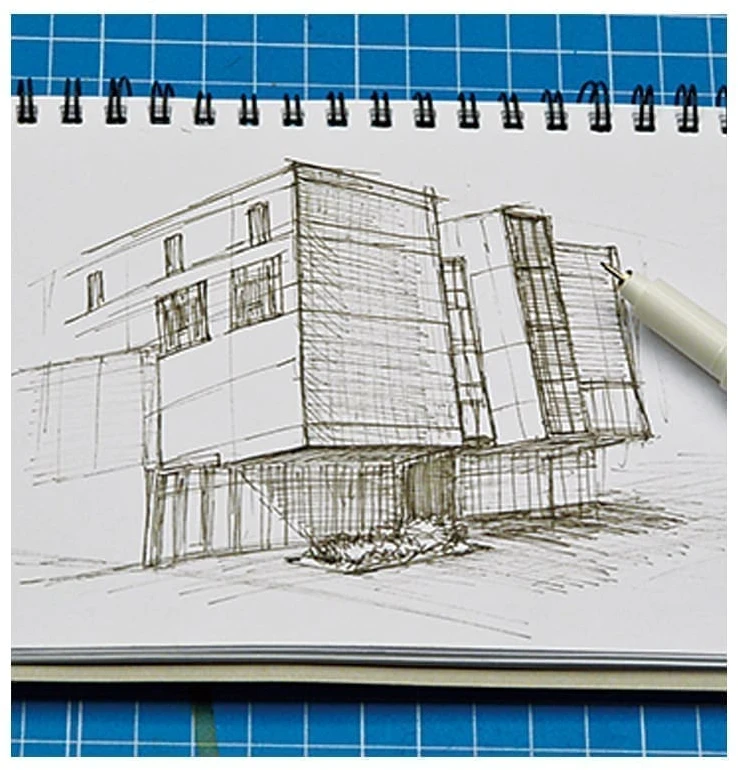 Grafiniai rašikliai For Drawing 4600-6A Juodas, 6vnt.