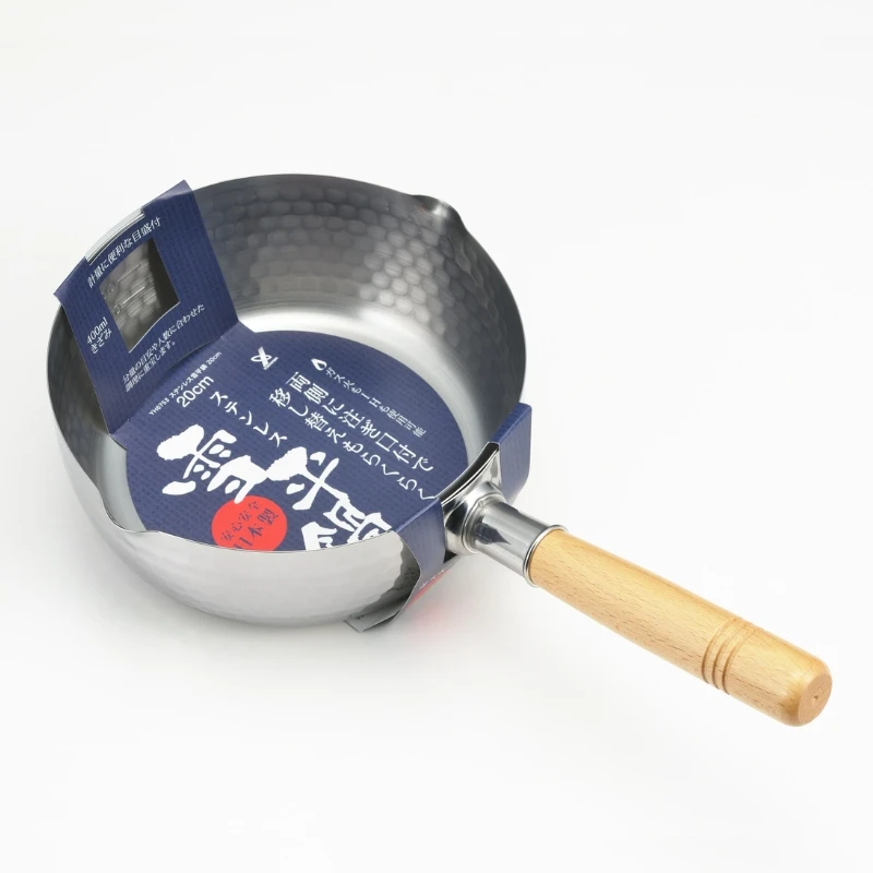 Itin lengvas tradicinis japoniškas „Yukihira“ tipo puodas „YOSHIKAWA“,2.1l, Ø20 cm YH6753