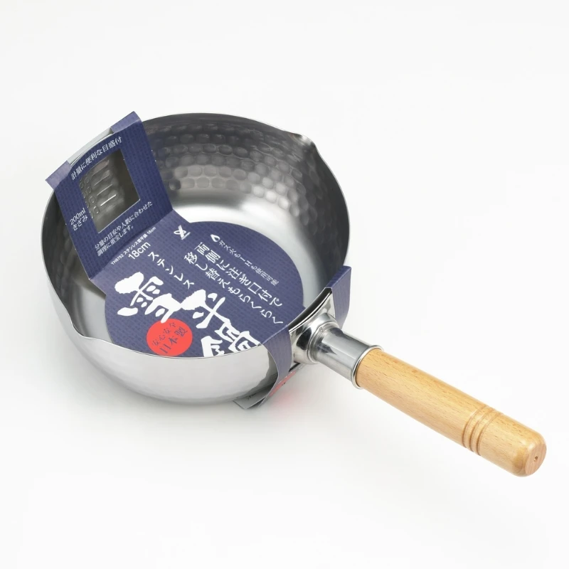 Itin lengvas tradicinis japoniškas „Yukihira“ tipo puodas „YOSHIKAWA“,1.6l, Ø18 cm YH6752
