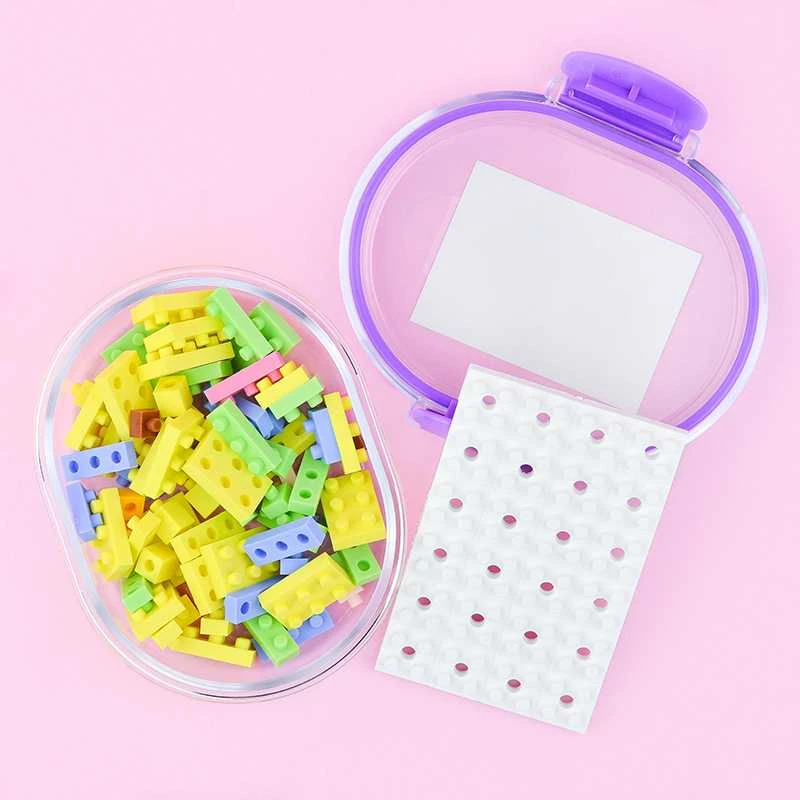 Karpomas IWAKO konstruktorius BENTO priešpiečių mini dėžutėje "Odekake Kit - Fantasy" Blocks ER-GLB411