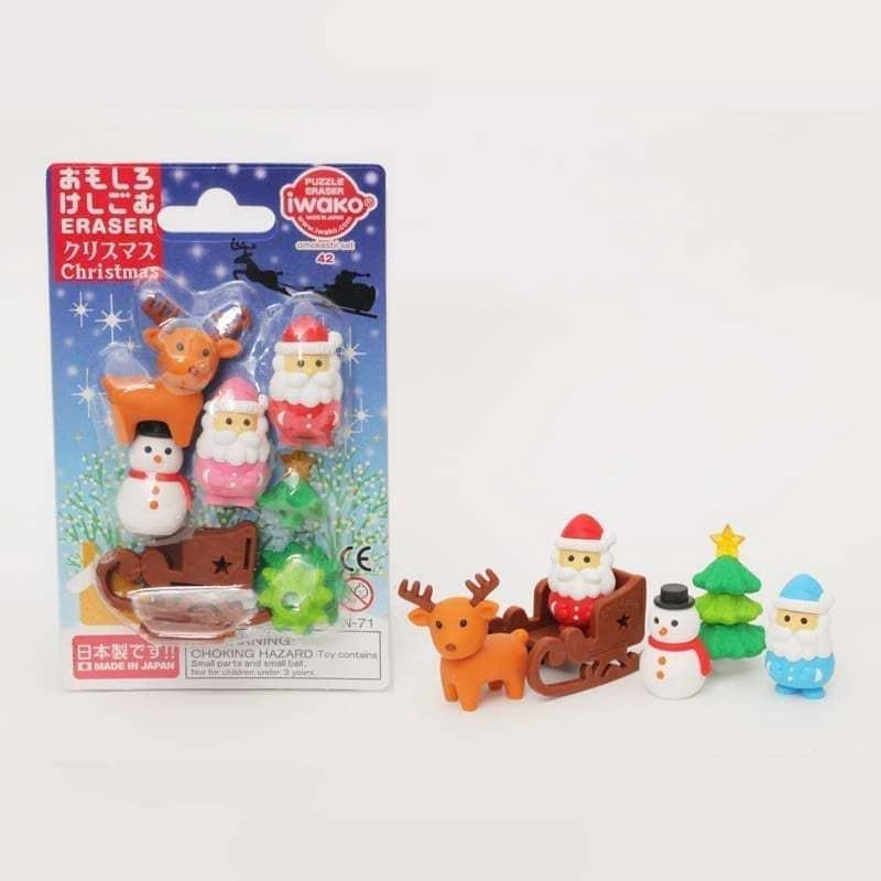 IWAKO trintukų- dėlionių rinkinys "Christmas" ER-BRI047