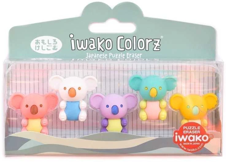 IWAKO trintukų- dėlionių rinkinys "Colorz Koala" ER-GLB010