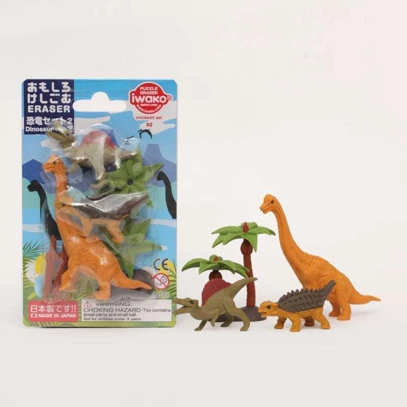IWAKO trintukų- dėlionių rinkinys "Dinosaurs 2" ER-BRI057