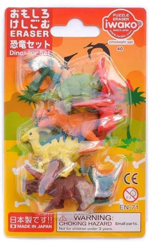 IWAKO trintukų – dėlionių rinkinys „Dinosaurs”