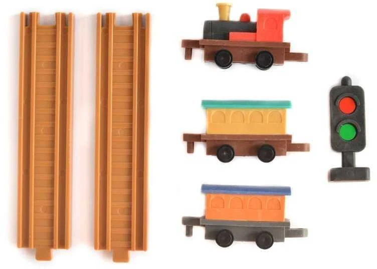 IWAKO trintukų- dėlionių rinkinys "Locomotive Set" ER-BRI056