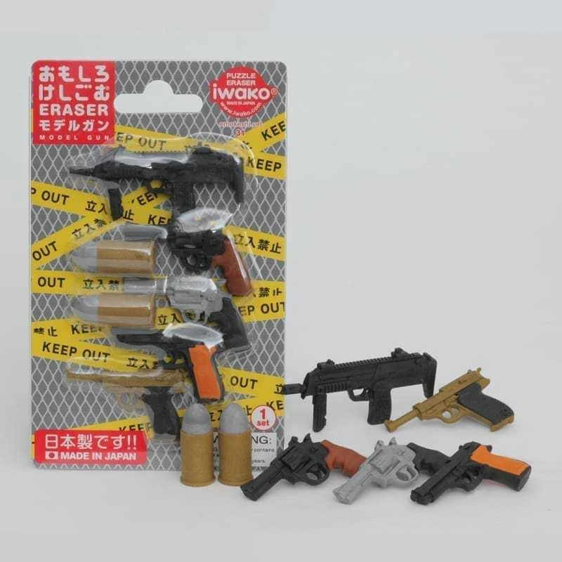 IWAKO trintukų- dėlionių rinkinys "Model Gun" ER-BRI035