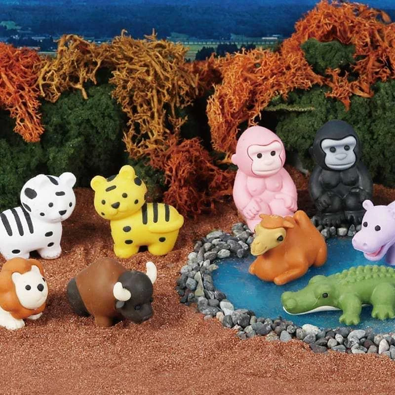 IWAKO trintukų – dėlionių rinkinys „Savanna”