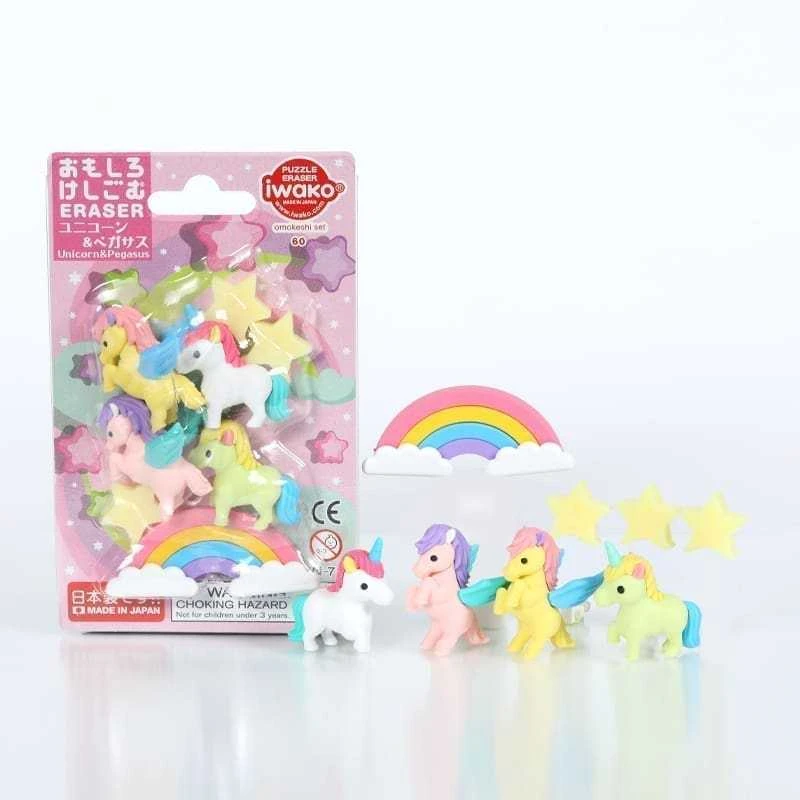 IWAKO trintukų- dėlionių rinkinys "Unicorn & Pegasus" ER-BRI067