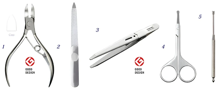 Japonijoje/Kinijoje/Taivane Japoniškas asmens priežiūros rinkinys "Takumi No Waza", 5 dalių G-3107