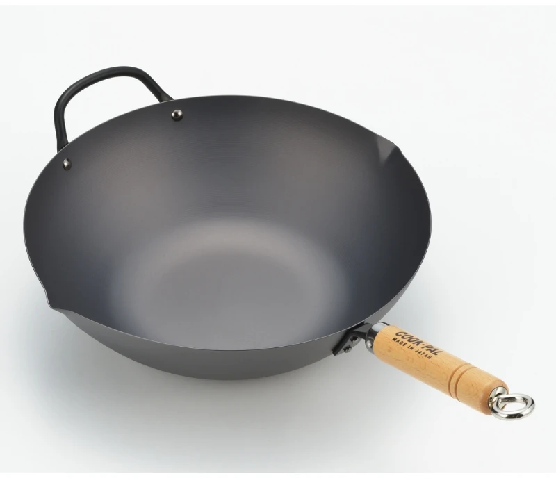 Japoniška plieninė WOK keptuvė „YOSHIKAWA“, Ø30 cm YH9917
