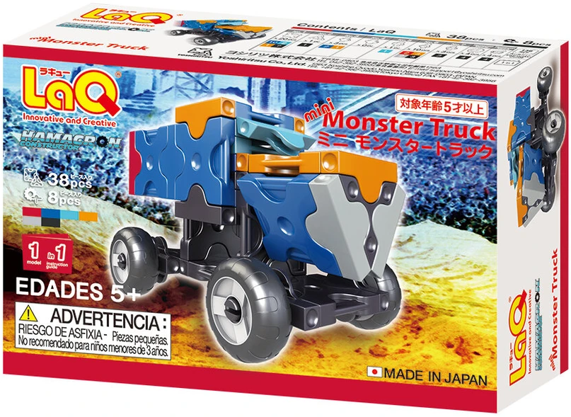 Japoniškas konstruktorius LaQ "Hamacron Constructor Mini Monster Truck"