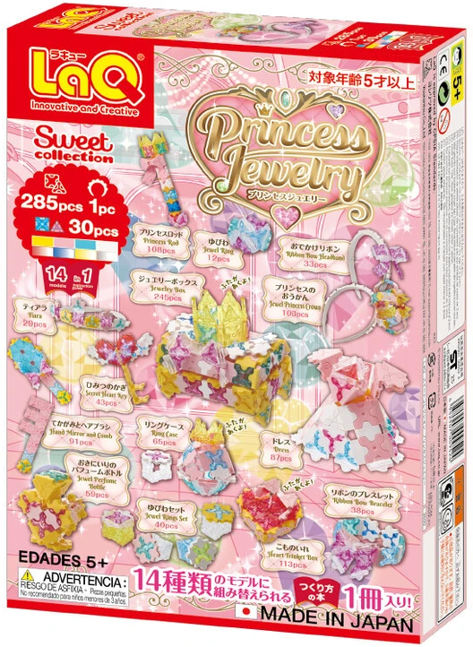 Japoniškas konstruktorius LaQ "Sweet Collection Princess Jewlery"