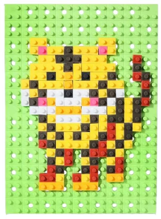 Karpomas Iwako kūrybinis mozaikų rinkinys „KESHI-BLO Dot Art Kit – Lion”, ER-GLB705