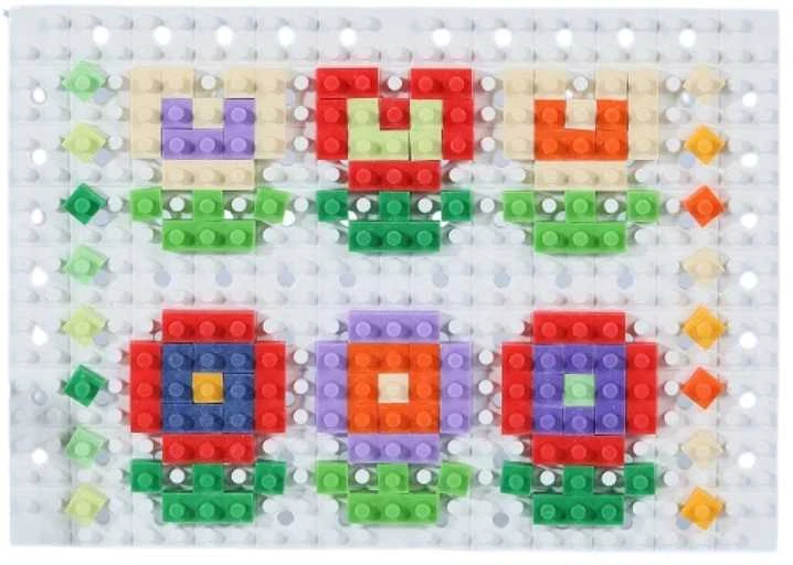 Karpomas Iwako kūrybinis mozaikų rinkinys „KESHI-BLO Dot Art Kit – Vegetable”, ER-GLB702