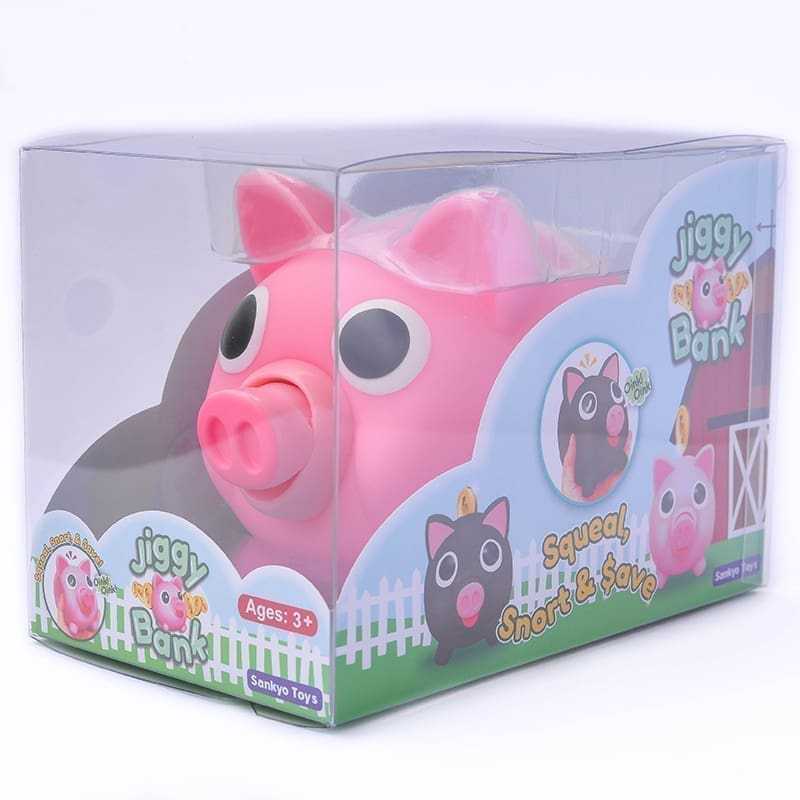 Teka Kiaulė taupyklė "Jiggy Bank" rožinė, PB-21072