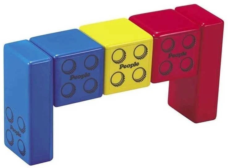Teka PEOPLE BLOCKS Klasikinis magnetinių kaladėlių rinkinys, PB320