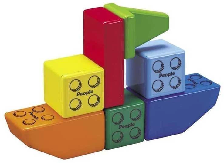 Teka PEOPLE BLOCKS Klasikinis magnetinių kaladėlių rinkinys, PB320