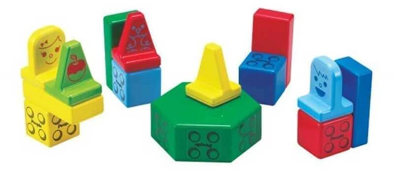 Teka PEOPLE BLOCKS Klasikinis magnetinių kaladėlių rinkinys, PB320