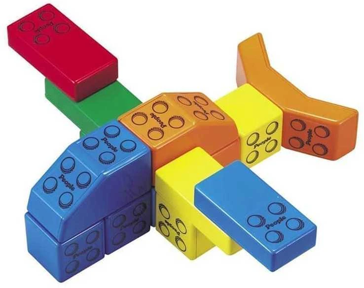 Teka PEOPLE BLOCKS Klasikinis magnetinių kaladėlių rinkinys, PB320
