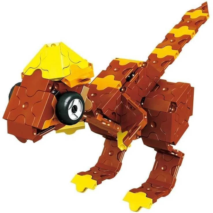 Yoshiritsu Japoniškas edukacinis konstruktorius LAQ DINOSAUR WORLD Triceratops & Pteranodon, nuo 3 m.