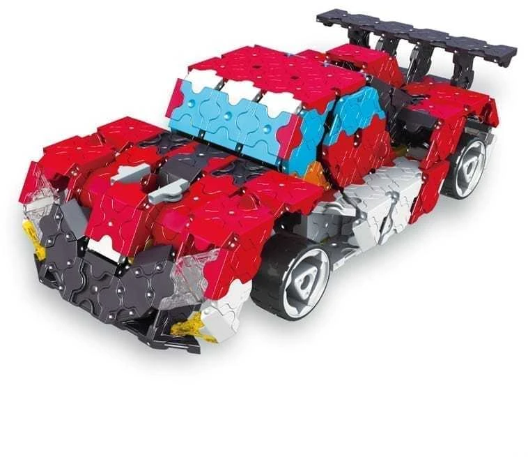 Yoshiritsu Japoniškas edukacinis konstruktorius LAQ Hamacron SPEED WHEELS, nuo 7 m.