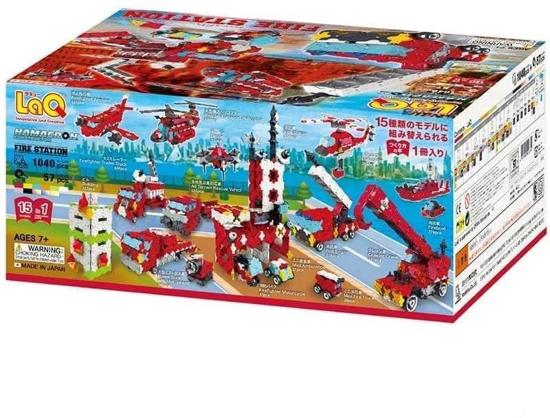 Konstruktorius LaQ „Hamacron Constructor Fire Station”