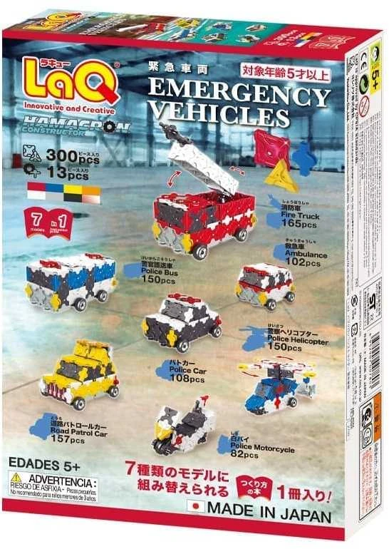 Konstruktorius LaQ „Hamacron Constructor Emergency Vehicles”
