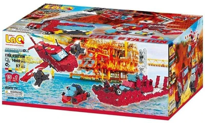 Konstruktorius LaQ „Hamacron Constructor Fire Station”