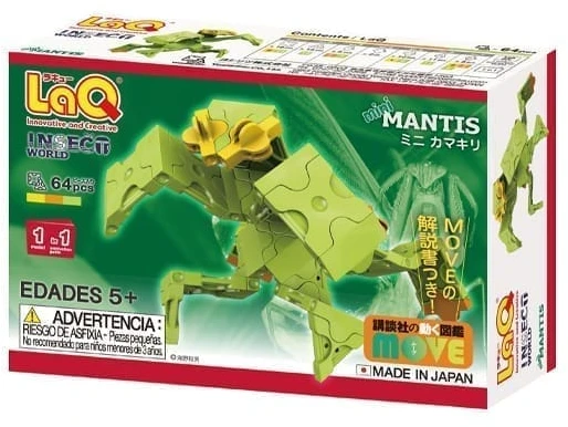 Japoniškas konstruktorius LaQ "Insect World Mini Mantis"
