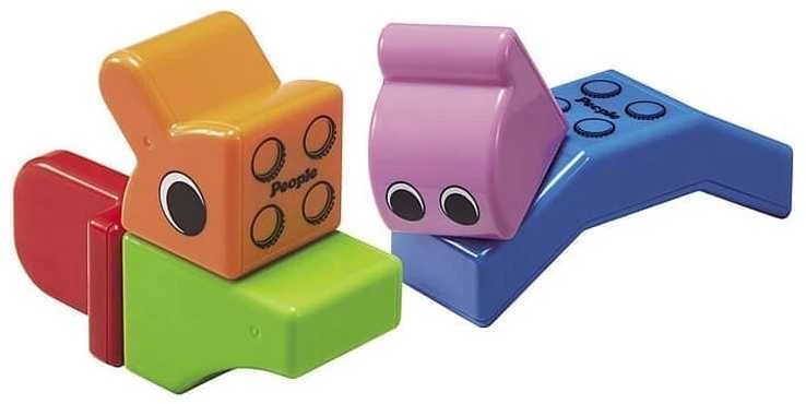 Teka Yoshiritsu Magnetinis konstruktorius PEOPLE BLOCKS MIESTO GYVENTOJAS, 6 dalių, nuo 1 m.