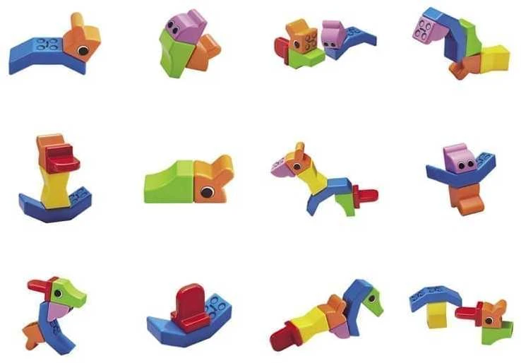 Teka Yoshiritsu Magnetinis konstruktorius PEOPLE BLOCKS MIESTO GYVENTOJAS, 6 dalių, nuo 1 m.