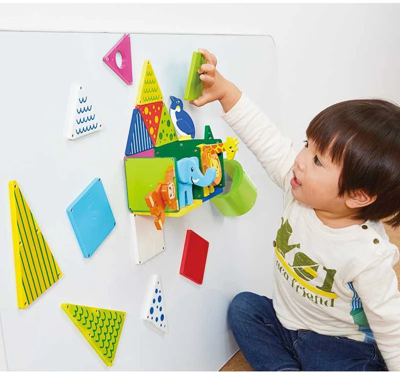 Magnetinis konstruktorius "Pythagoras", su interaktyviais gyvūnais