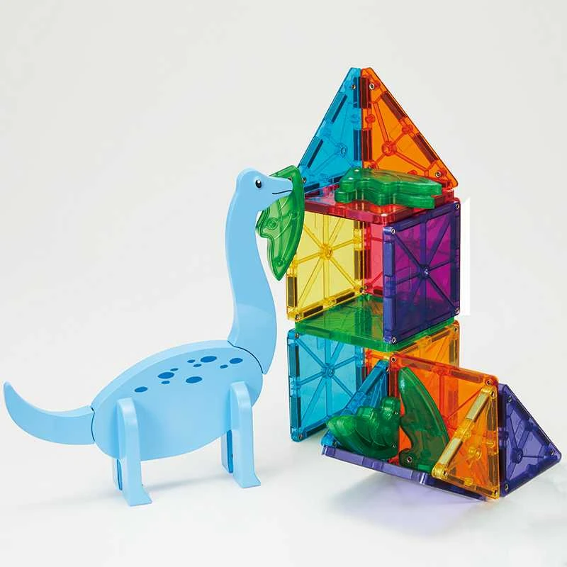 Magnetinis konstruktorius "Pythagoras", su interaktyviais dinozaurais