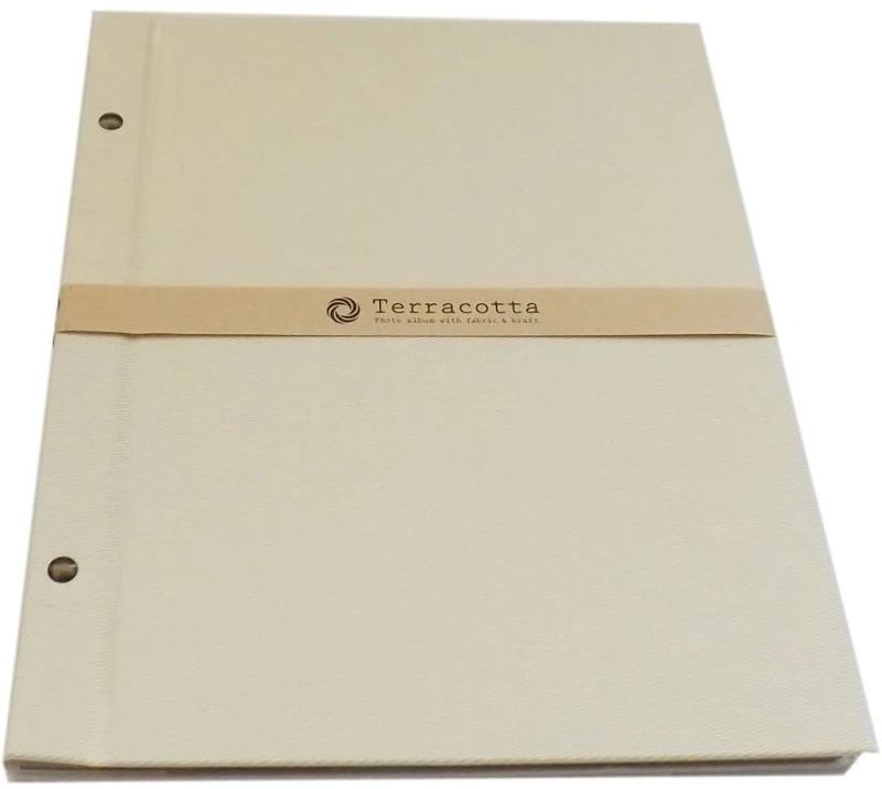 Nuotraukų albumas „Terracotta”, A4-baltas TER-A4F-160-W