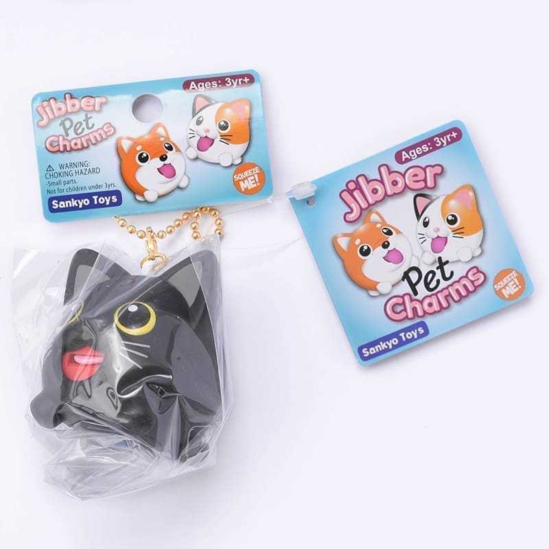 Sfera Damska Pakabukas „Jibber Pet Charms”, juodasis kačiukas