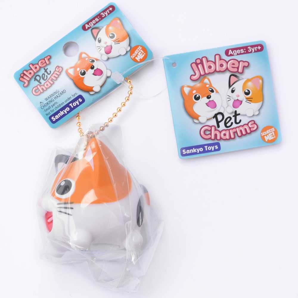 No Pest Pakabukas „Jibber Pet Charms”, trispalvė (Calico) katė