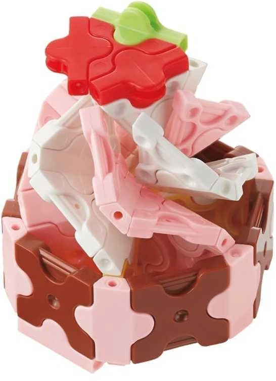 Yoshiritsu Japoniškas edukacinis konstruktorius LAQ SWEET COLLECTION Mini Rožinė, nuo 3 m.