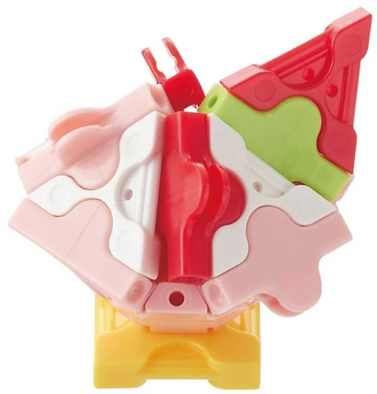 Yoshiritsu Japoniškas edukacinis konstruktorius LAQ SWEET COLLECTION Mini Rožinė, nuo 3 m.