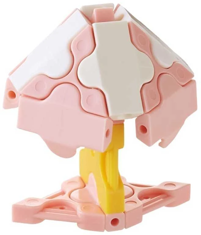 Yoshiritsu Japoniškas edukacinis konstruktorius LAQ SWEET COLLECTION Mini Rožinė, nuo 3 m.