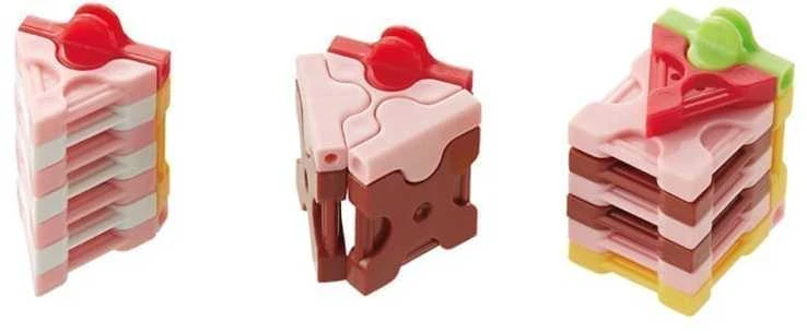 Yoshiritsu Japoniškas edukacinis konstruktorius LAQ SWEET COLLECTION Mini Rožinė, nuo 3 m.